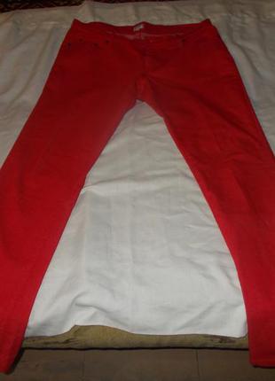Стильные красные узкие джинсы outfit (германия)