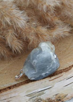 Кулон на серебре из камня "лабрадор"