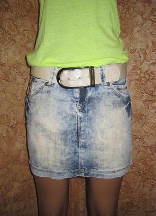 Легкая летняя джинсовая юбка dolce&gabbana - М размер
