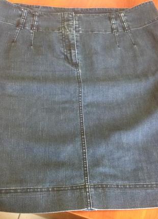 Отличная джинсовая юбка, размер 16uk, наш 50-52