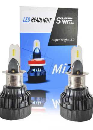 LED лампы H3 с гарантией! Светодиодные авто лампы H3 55W 12V 4...