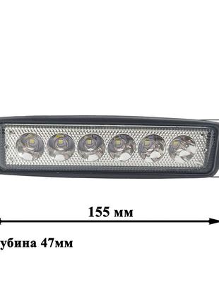 LED фара ДАЛЬНЕГО света. Светодиодная фара на 6 диодов. JP-YZ-...