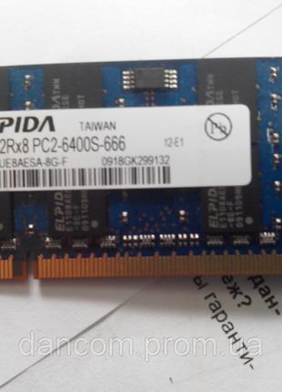 Пам'ять для ноутбука SO-DIMM DDR2 2GB 800Mhz
