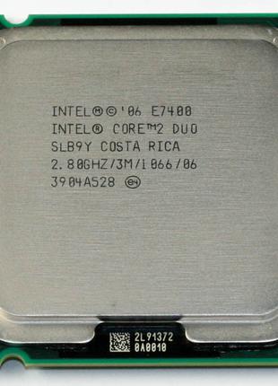 Процессор Intel Core2 Duo E7400 2.80GHz/3M/1066 s775, tray