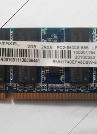 Память для ноутбука SO-DIMM DDR2 2GB 800Mhz