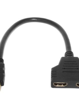 Коммутатор сплиттер разветвитель HDMI(m) на 2 HDMI(f)