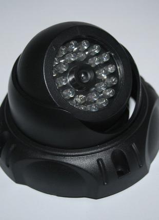 Муляж купольный камеры видеонаблюдения с LED