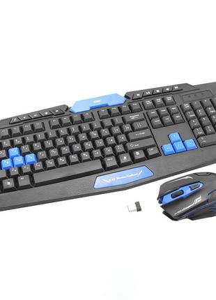 Беспроводная игровая клавиатура + мышь HK8100