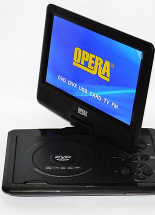 Портативный телевизор Opera 9.8 дюйма DVD FM USB Аналоговое те...