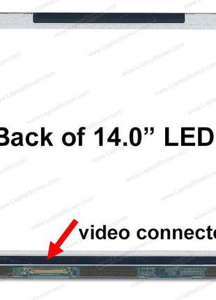14.0" HD 1366x768, Samsung LTN140AT21-002, TFT, LED, 40-pin (л...