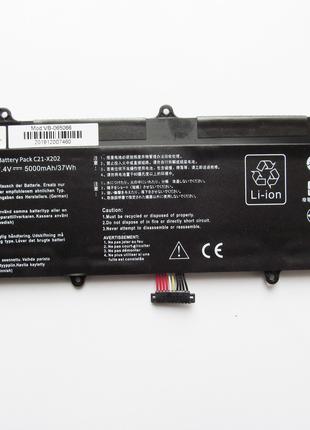 Батарея для ноутбука Asus VivoBook X202E C21-X202, 5000mAh (37...