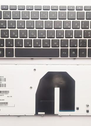 Клавиатура для ноутбуков HP ProBook 5330m черная с серебристой...