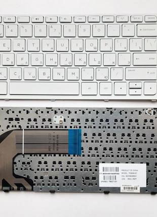 Клавиатура для ноутбуков HP 350 G1, 350 G2, 355 G2 белая с бел...
