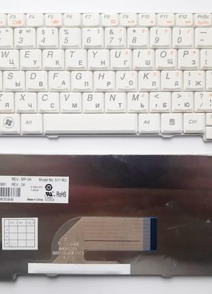 Клавиатура для ноутбуков Lenovo IdeaPad S10-2 Series белая RU/US