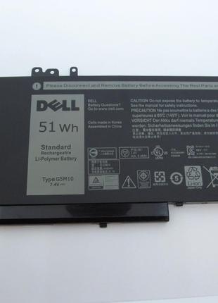 Батарея для ноутбука Dell Latitude E5550 G5M10, 6460mAh (51Wh)...