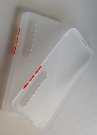 Противоударный чехол Likgus HARD CASE для Xiaomi Mi10 БЕЛЫЙ