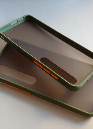 Противоударный чехол Likgus HARD CASE для Xiaomi Mi10 ХАКИ