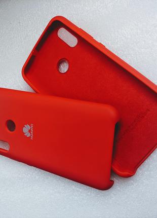 Чехол накладка СИЛИКОН КЕЙС красный для Huawei P Smart 2019 #