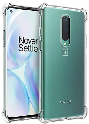 Прозрачный противоударный чехол airbag для OnePlus 8