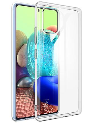 Тонкий силиконовый для Samsung Galaxy A51 прозрачный