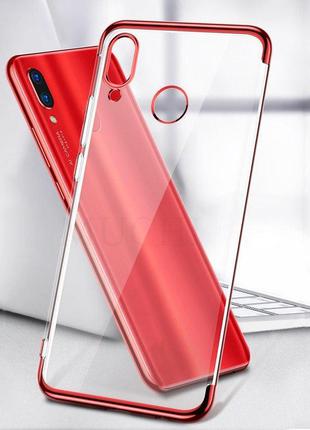 Силиконовый тонкий чехол для Xiaomi Redmi 7 Красный
