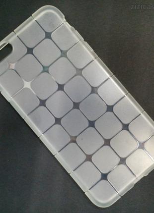 Чехол Epik Cube Design для Apple Iphone 6 Plus / 6s Plus (Белый)