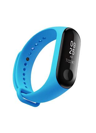 Силиконовый ремешок для фитнес-трекера Xiaomi Mi Band 3 / 4 (С...