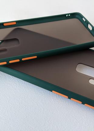 Противоударный матовый чехол для Samsung Galaxy S9 Plus Зеленый