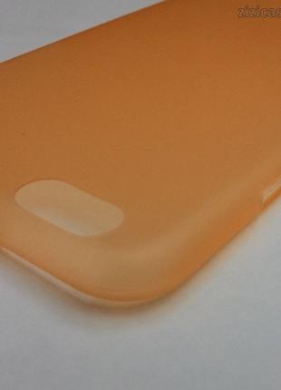 Чехол пластиковый тонкий Epik для Apple Iphone 6 / 6s (оранжевый)