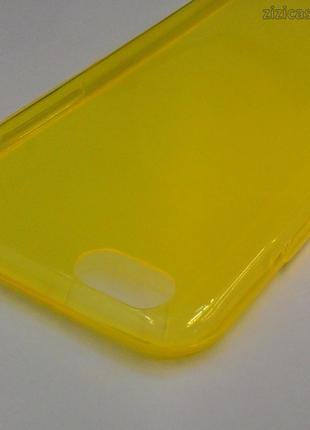 Силиконовый чехол для Apple Iphone 6 / 6s (жёлтый)