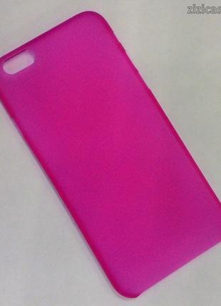 Чехол пластиковый тонкий Epik для Apple Iphone 6 / 6s (розовый)