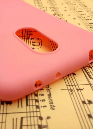 Силиконовый матовый чехол Candy для Xiaomi Redmi 5 (Розовый)