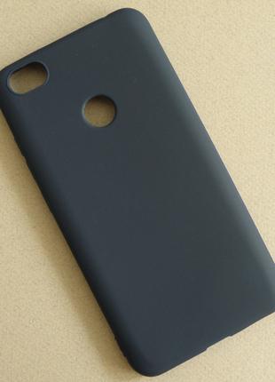 Матовый синий чехол для Xiaomi Redmi Y1/Redmi Note 5a Prime