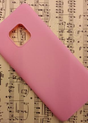 Силиконовый матовый чехол Candy для Huawei Mate 20 Pro (Розовый)