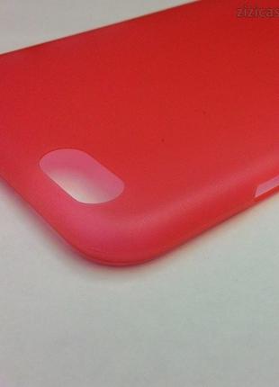Чехол пластиковый тонкий Epik для Apple Iphone 6 / 6s (красный)