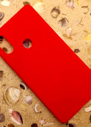 Силиконовый матовый чехол Candy для Xiaomi Mi 8 SE (Красный)