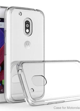 Силіконовий прозорий тонкий чохол для Motorola Moto G4 Play (X...