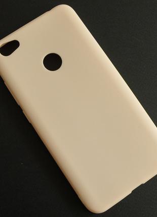 Матовый персиковый чехол для Xiaomi Redmi Y1/Redmi Note 5a Prime