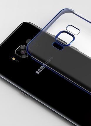 Тонкий силиконовый чехол для Samsung Galaxy S8 Plus Синий