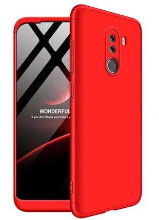 Чехол-накладка GKK LikGus 360 для Xiaomi Pocophone F1 (Красный)