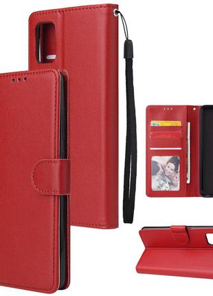 Чохол-книжка для Xiaomi Redmi 9T Червоний магніт ремінець
