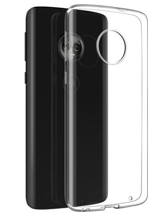 Силиконовый прозрачный чехол для Motorola Moto G6 / Moto 1S