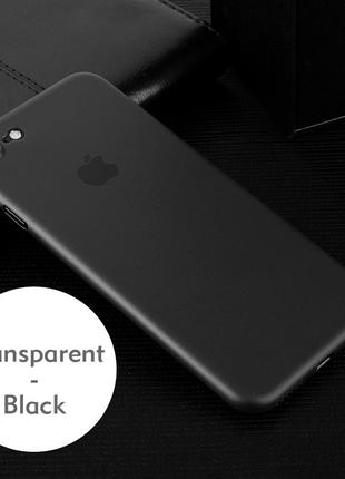 Тонкий матовый чехол для iPhone SE 2020 ультратонкий пластиковый