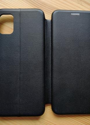Чехол книжка с магнитом для Samsung Galaxy A71 Черный