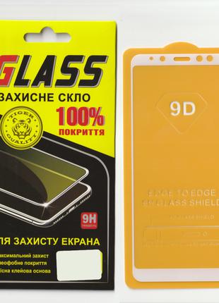 Захисне скло GLASS на весь екран для Samsung Galaxy A8 Plus 20...