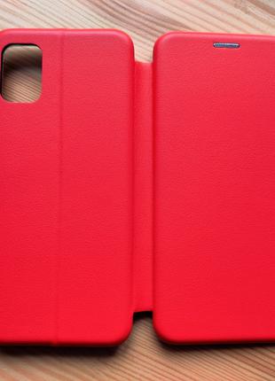 Чехол книжка с магнитом для Samsung Galaxy A71 Красный