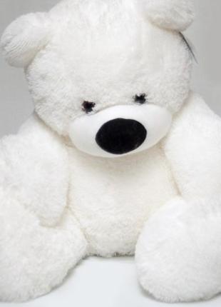 Мягкая игрушка - Медведь сидячий Бублик белый