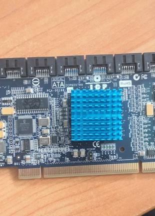 Адаптер ICP vortex ICP9087MA (PCI-X to 8-SATA) для серверов!, бу