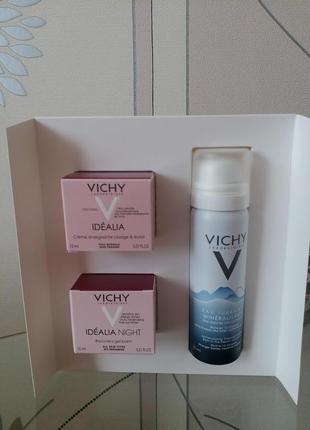 Набор косметики от Vichy, дневной крем, ночной крем
