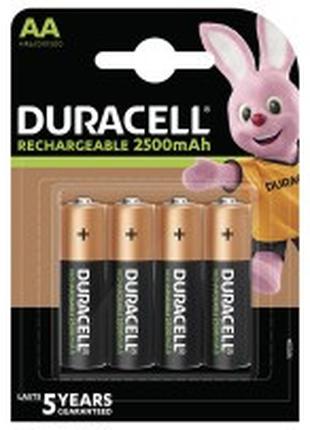 Аккумулятор DURACELL HR6 (AA) 2500 mAh уп. 4шт.